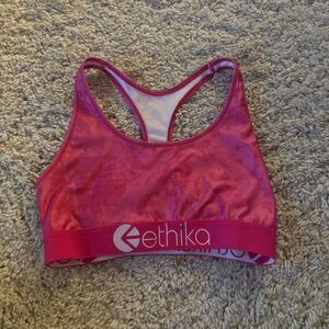 Ethika Women's Vibrant Pink Bikini Top